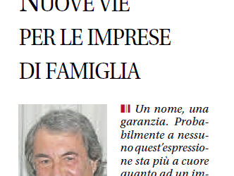 “Nuove vie per le imprese di famiglia” – CdT, 14.09.2018